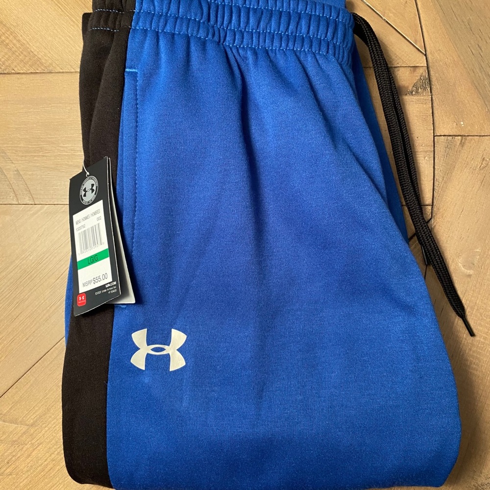 NWT Men’s Under Armour Joggers blue Large